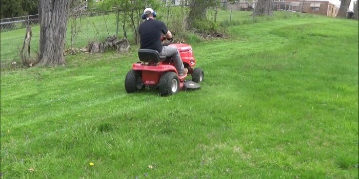 What height of the grass can a lawnmower cut